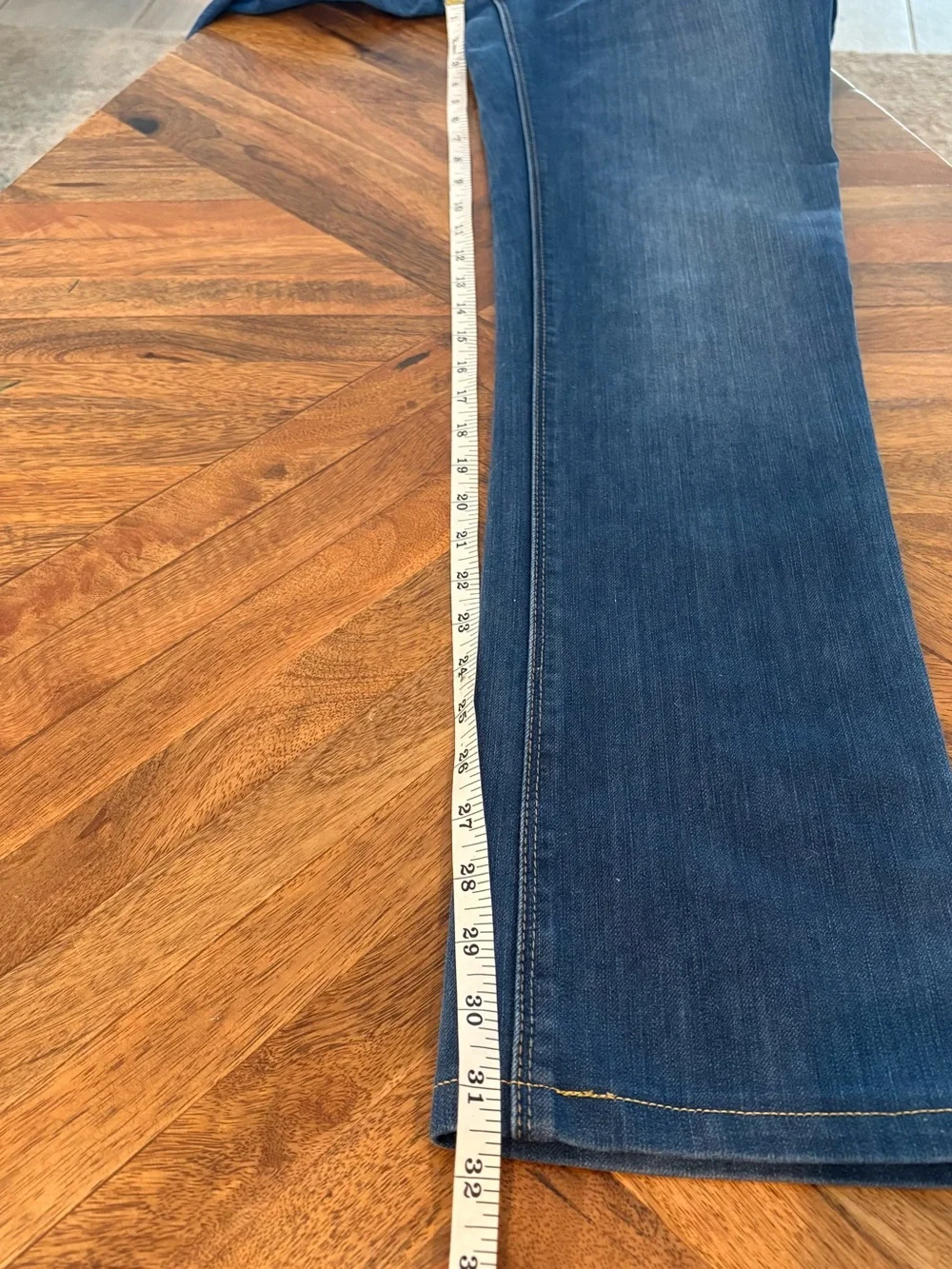 DL1961 Grace high rise Straight Leg Jeans in Dark Blue Wash - Picture 10 of 10